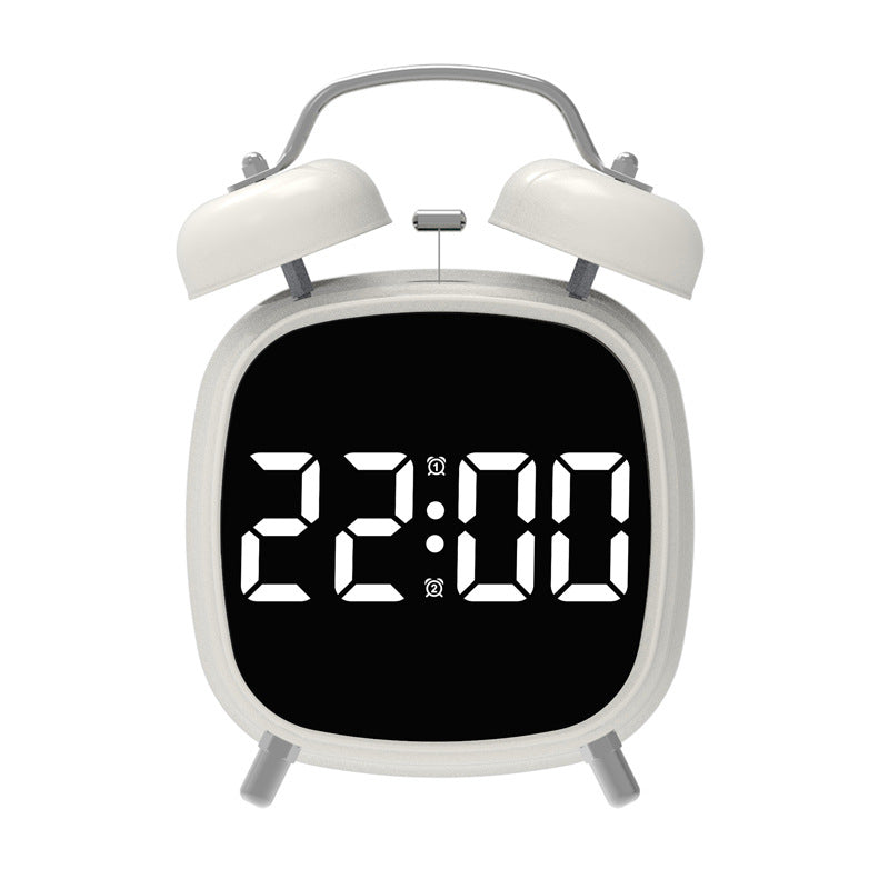 GH8032 Creative LED Alarm Clock Large Volume Metal Bell Digital Clock for Heavy Sleepers GH8032 Creative LED Alarm Clock Large Volume Metal Bell Digital Clock for Heavy Sleepers